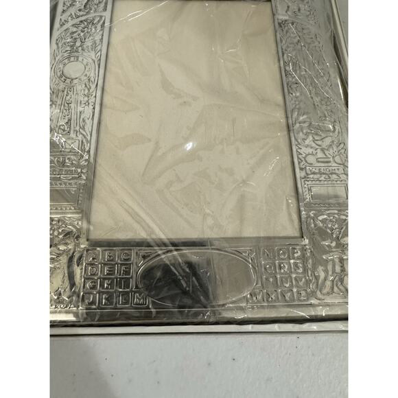 Vintage Empire Pewter Baby Picture Frame * Rare NEW In Package* Stork Nursery - Picture 10 of 15